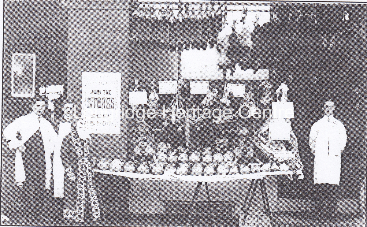 895 - Co-op building - Group of employees outside main building - Unknown